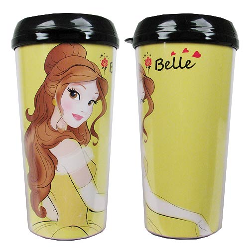 Beauty and the Beast Belle 16 oz. Plastic Travel Mug